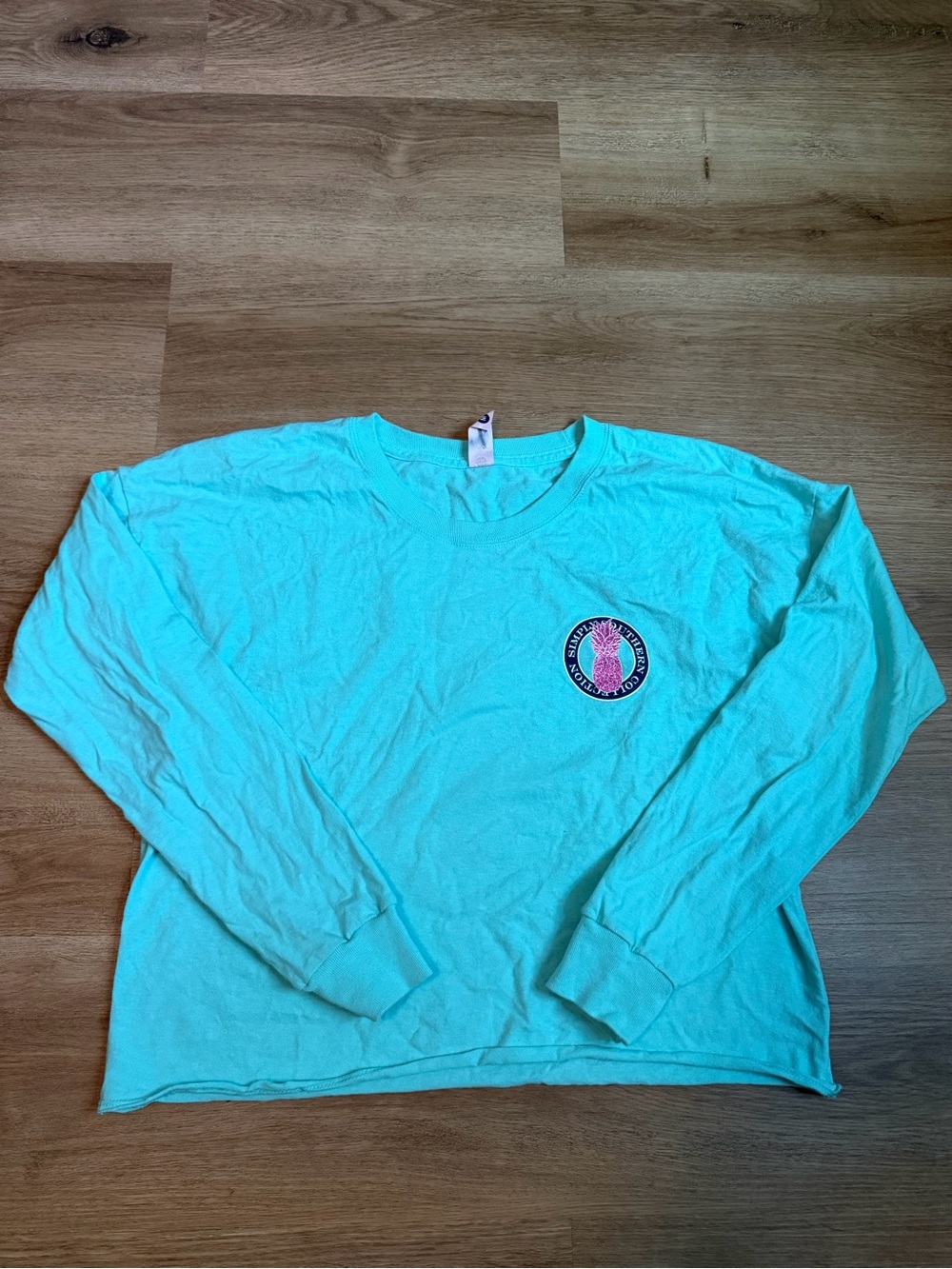 Women’s Long-Sleeve Teal simply southern